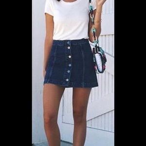 Jean skirt